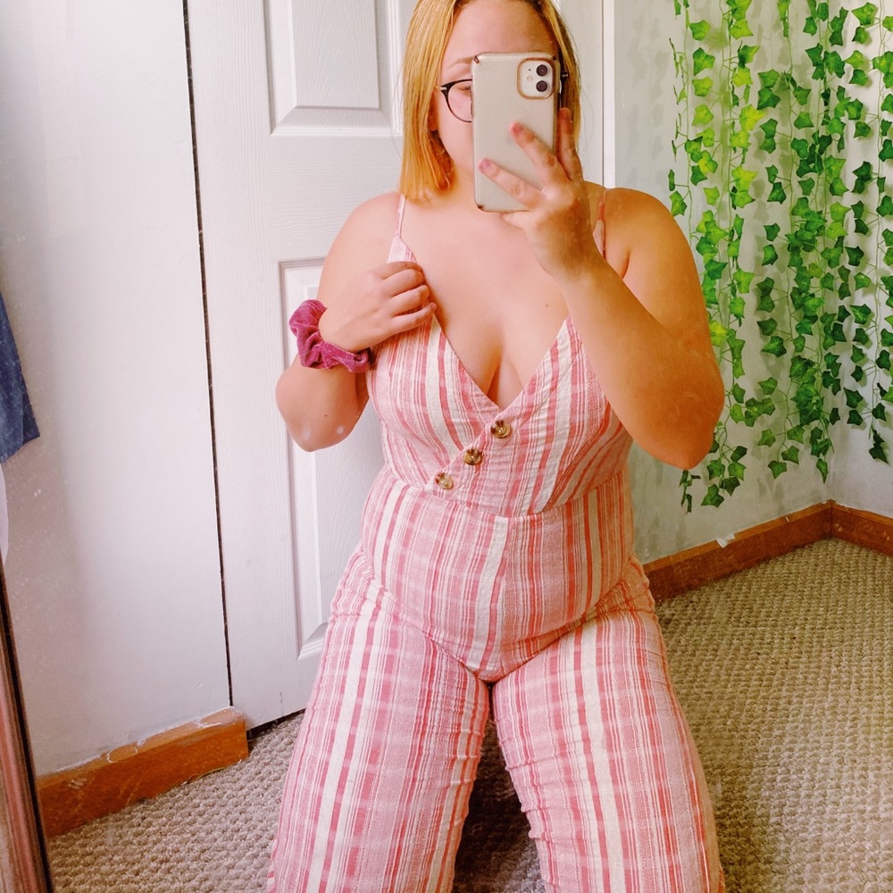 Striped Jumpsuit